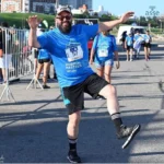 Raúl corriendo una carrera de 5 K - Raul G Travel