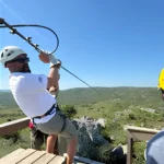 Raúl en tirolesa, Salto del Penitente, Minas - Raul G Travel